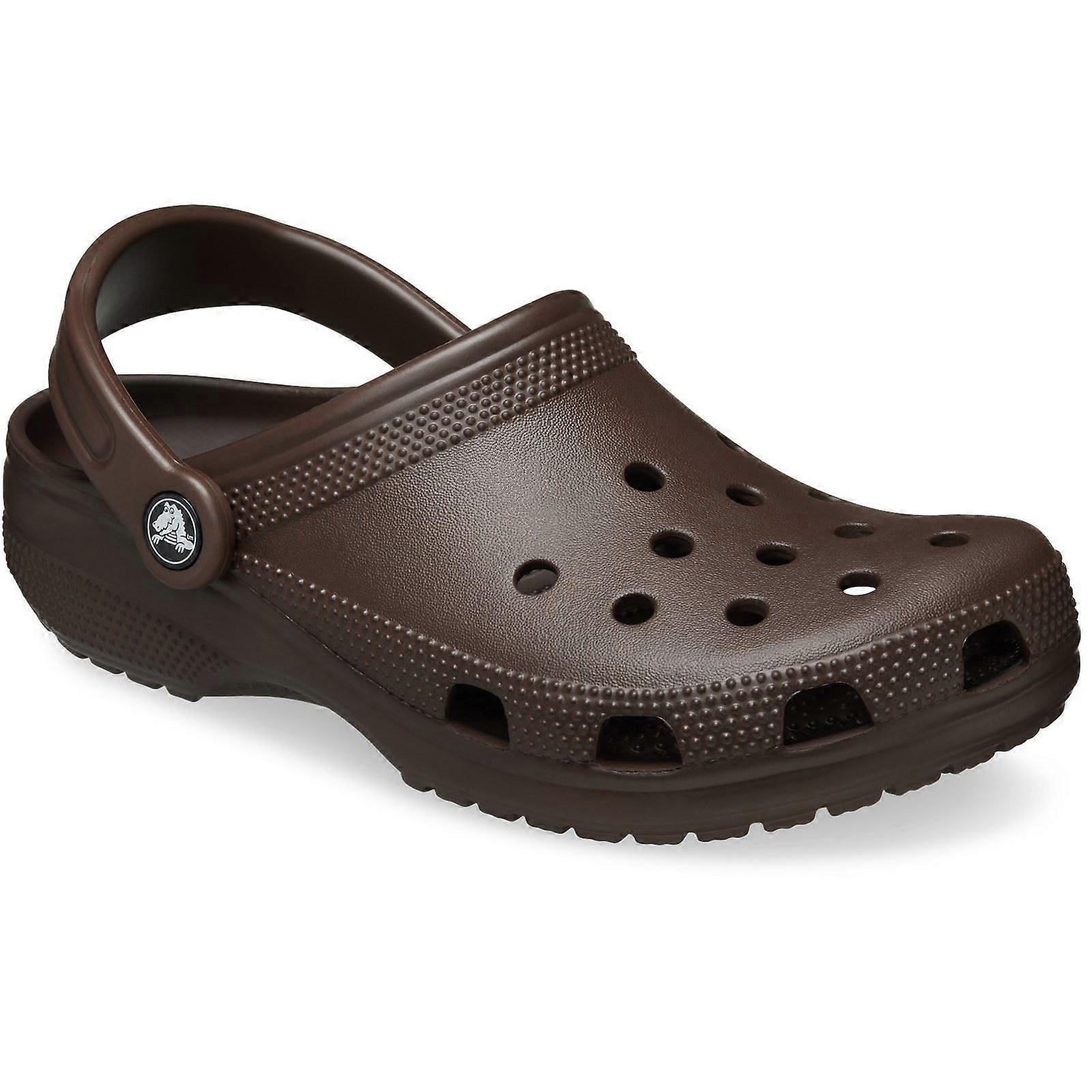 Crocs Classic Thermoplastic Coffee Clogs