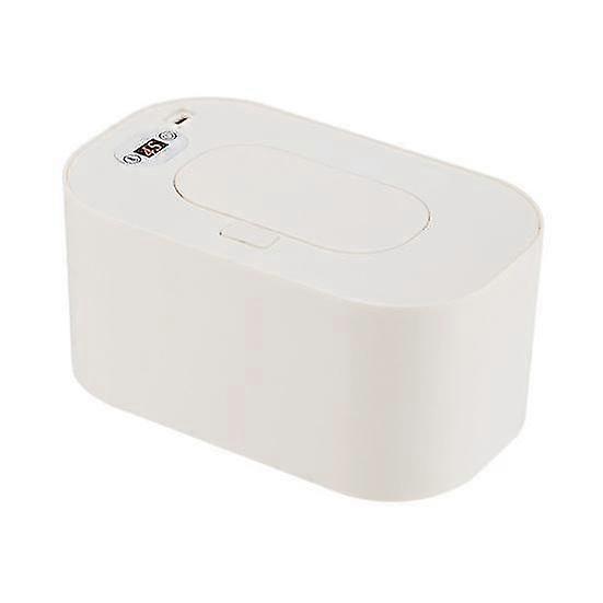 Temperature Adjustable Diaper Wipe Warmer with Large Capacity Storage Box - One-Hand Operation for Convenient Baby Care