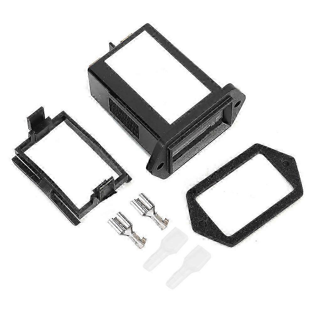 Generator Hour Meter Gauge Counter DC 6-50V IP65 Waterproof for Engineering Vehicle