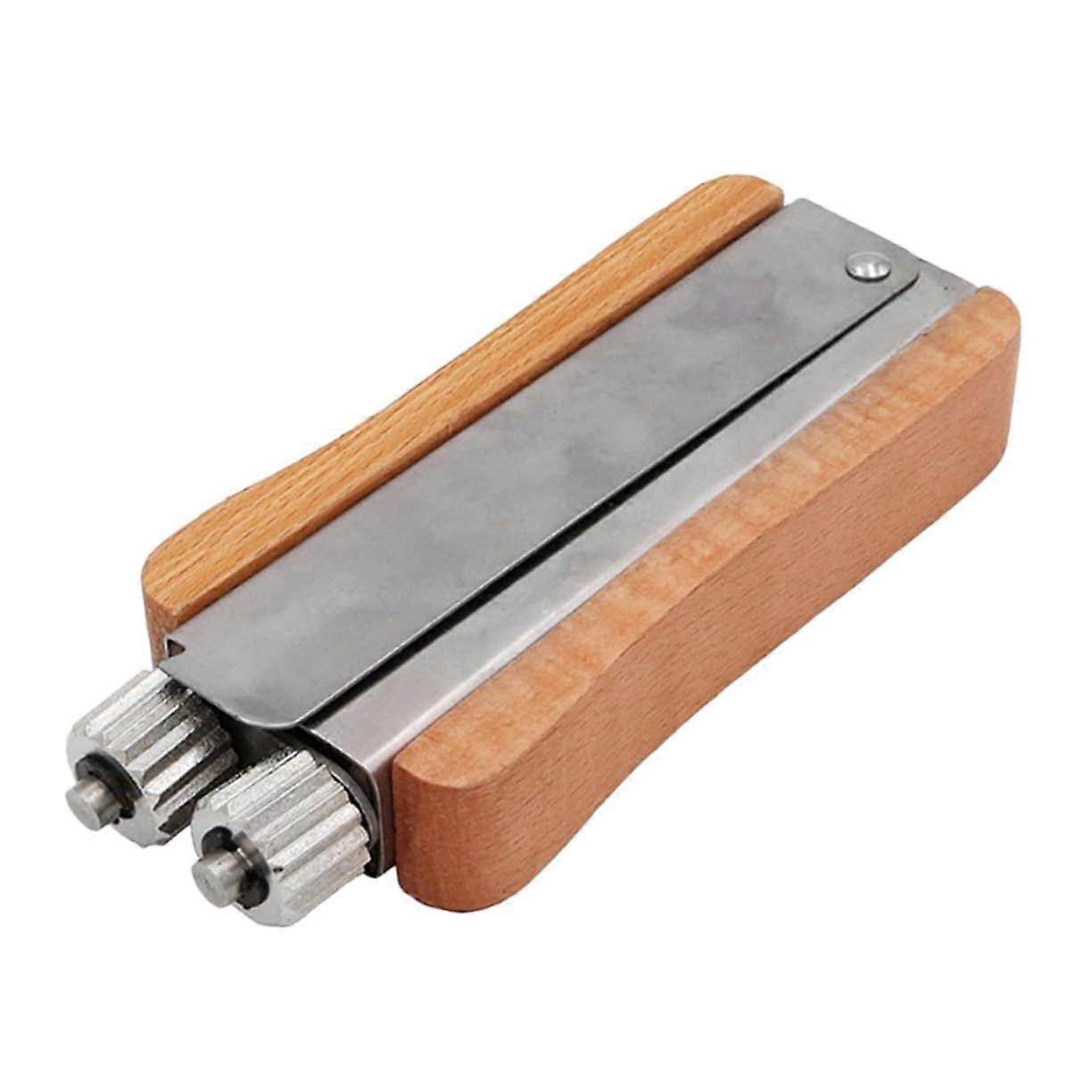 Beehive frame wire tensioner with wooden handle, durable crimping tool for beekeeping