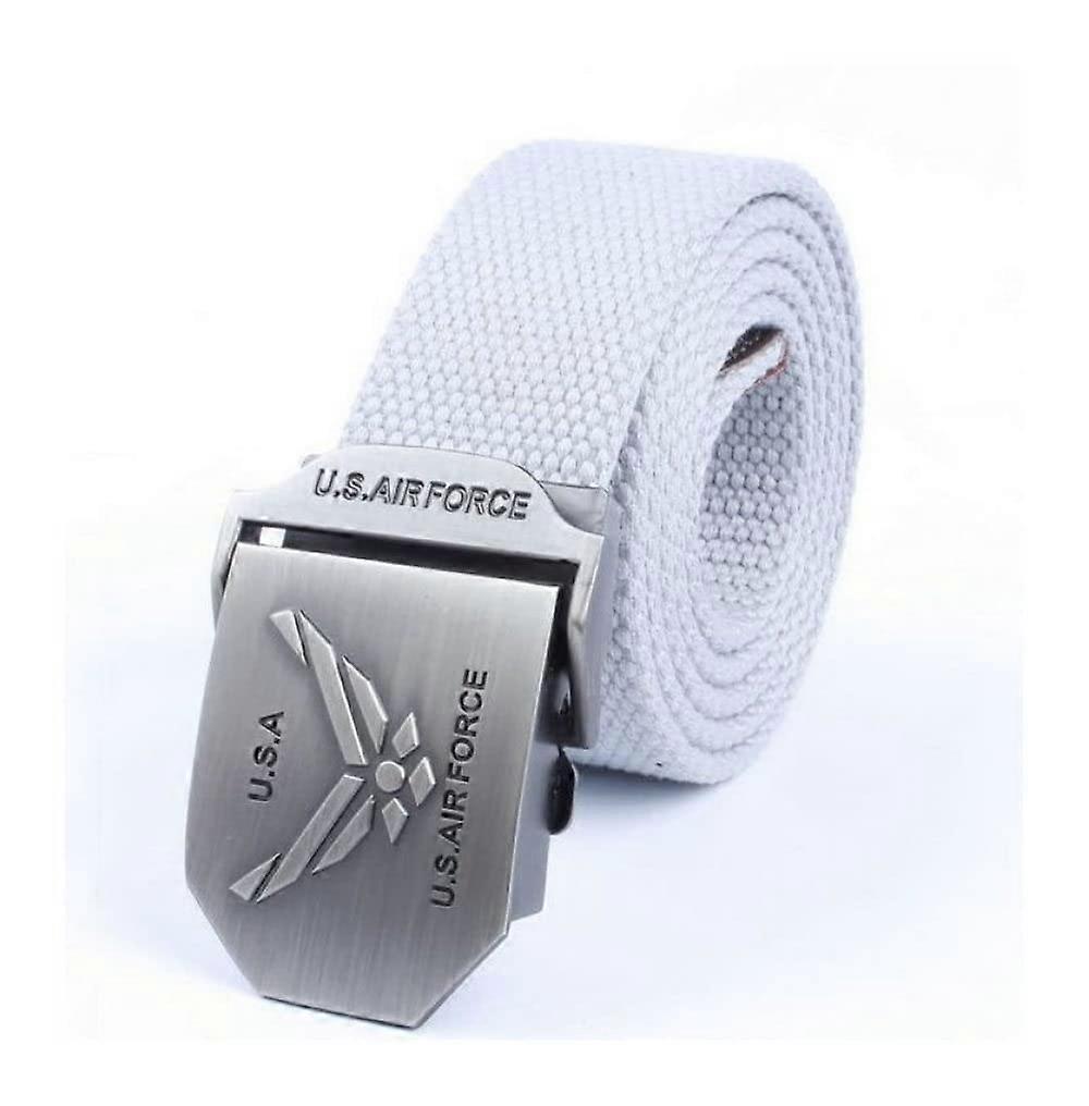 Men's Quick Release Canvas Belt 3D Air Force Tactical Webbing, 1.5 Inch HeavyDuty Belt Ref: 1016