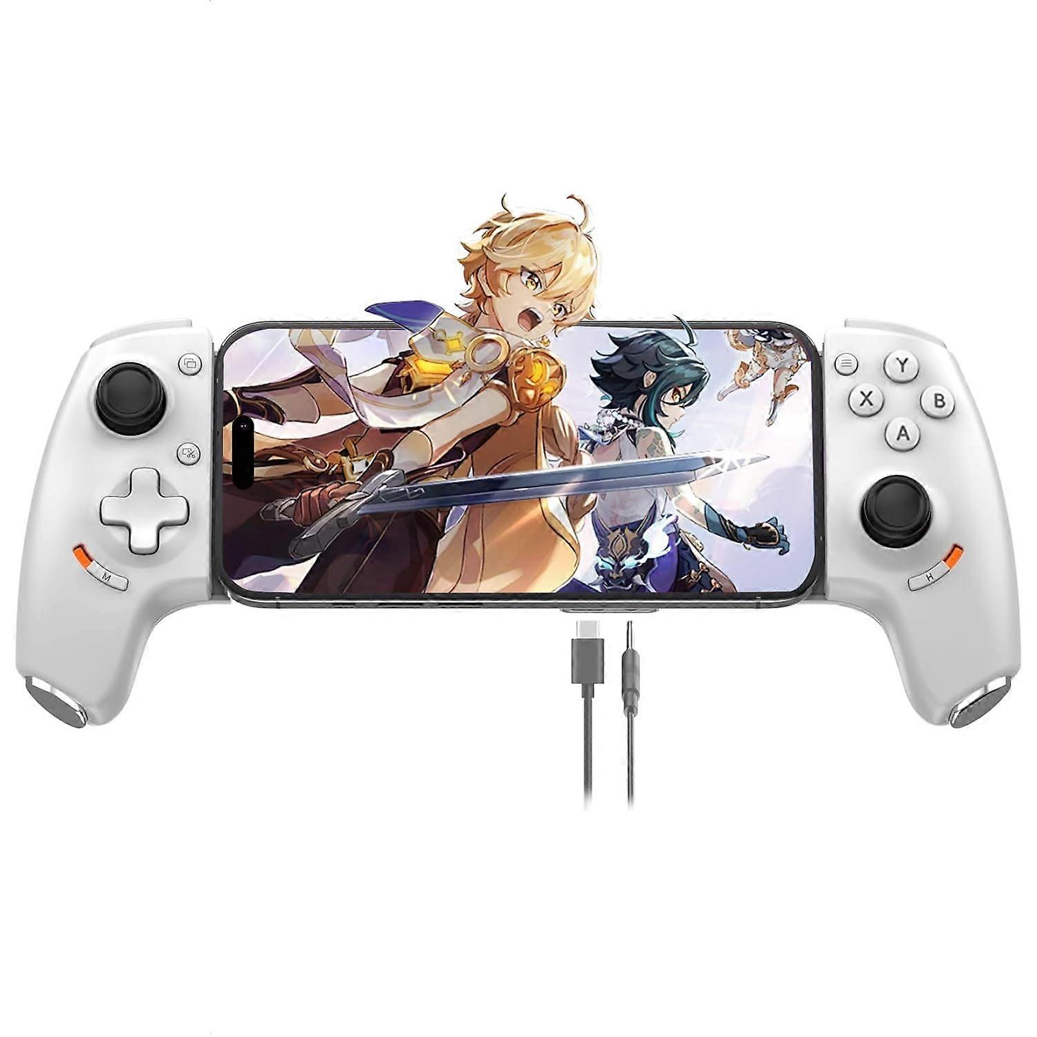 Mobile Gaming Controller for iPhone 16/15 Series & Android (USB-C) Plug & Play - Remote Play for PS/Xbox/PC Remote Play,