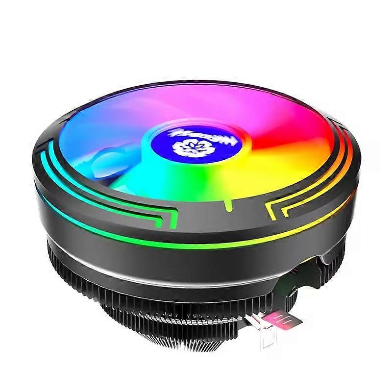 LED Colorful Light 4Pin Cooler Desktop CPU Cooling Fan Ice Blade W120