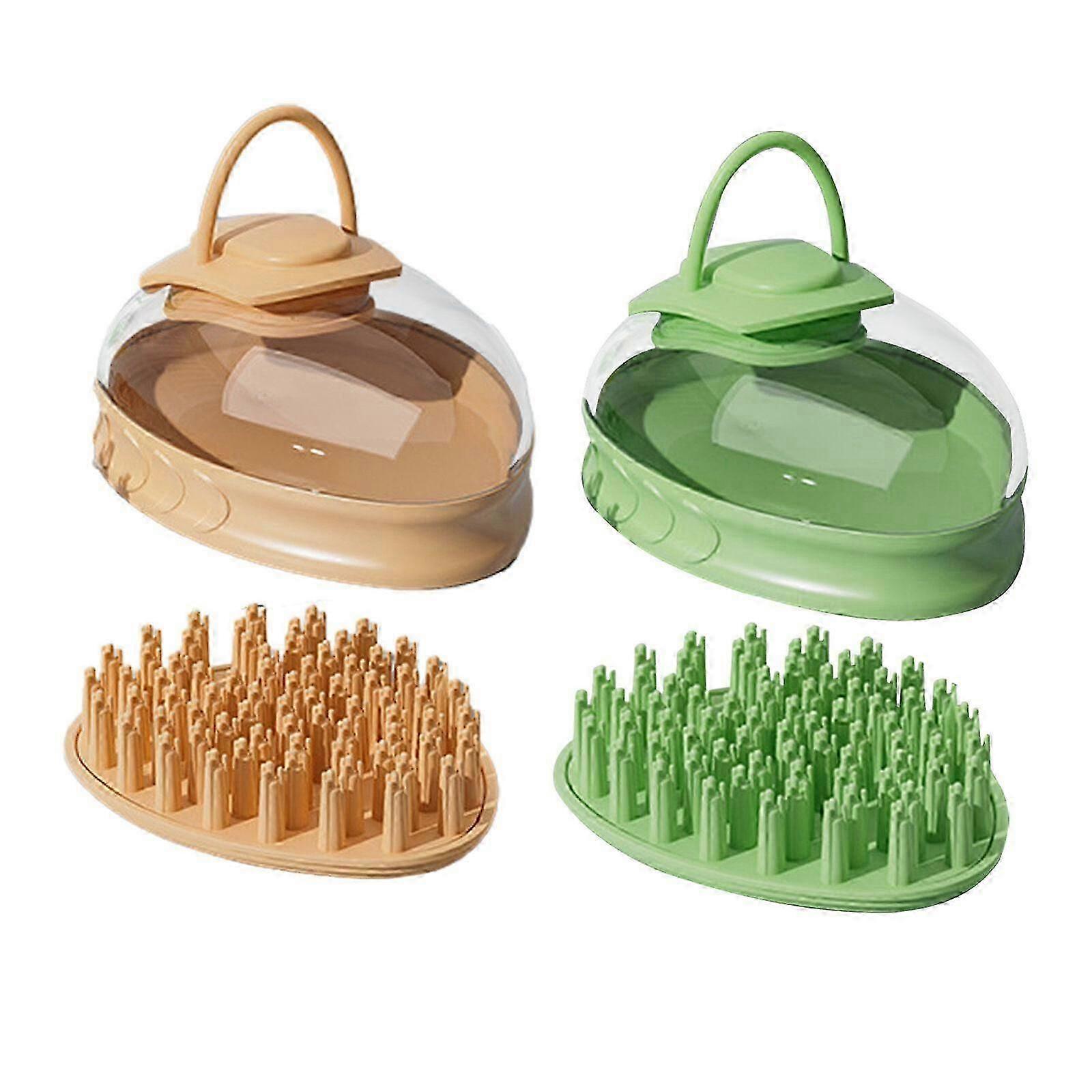 Pet Köpek Şampuan Fırça Kedi Masaj Tarak Bakım Yıkayıcı Banyo Için Kısa Saç Yumuşak Silikon Kauçuk