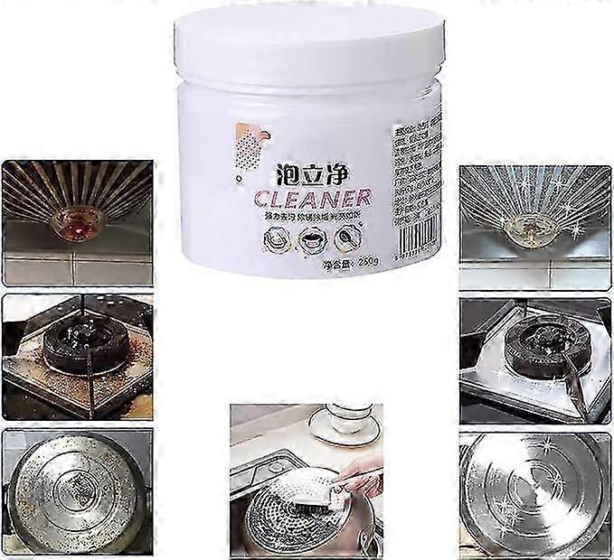 Foam Rust Remover Kitchen All-purpose Cleaning Powder,multi-purpose Foam Cleaner Rust Remover, Soak To Clean