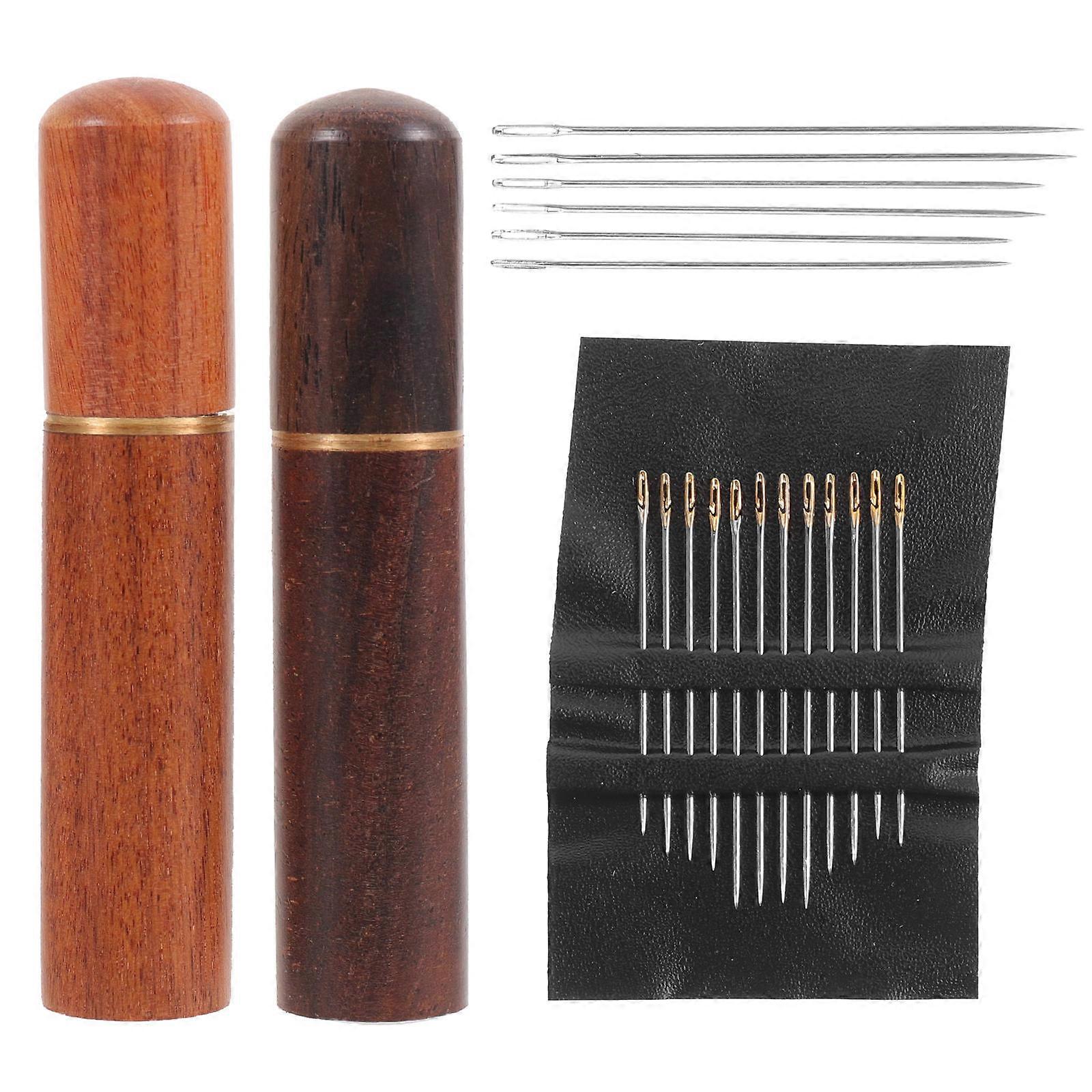 Self Threading Sewing Needles for Hand Sewing Multi Color Suitable for Daily Use Knitting Projects