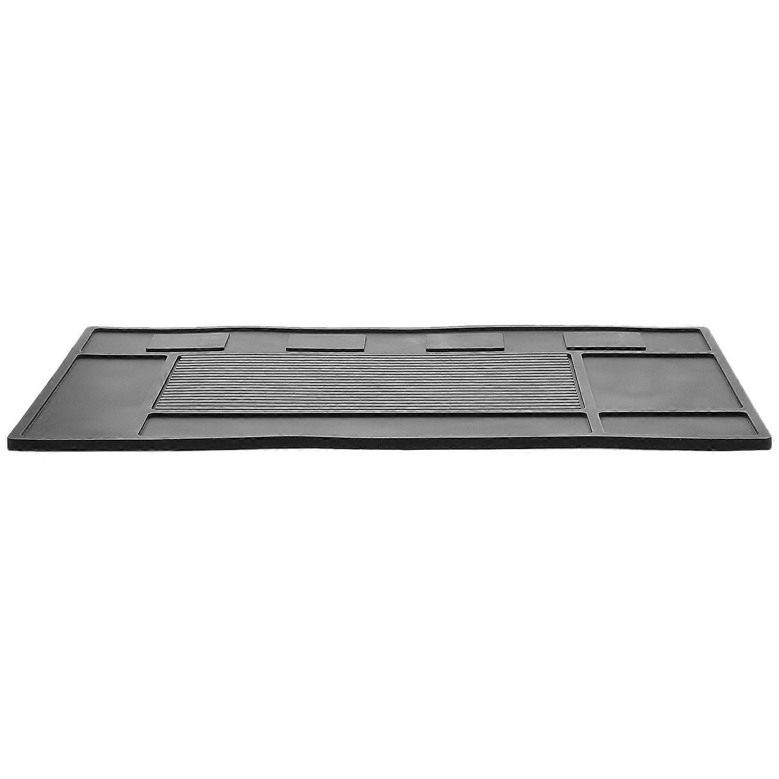 It looks like you're referring to a **hair cutting mat** or **barber station organizer** that includes **magnetic features** for holding tools like ,