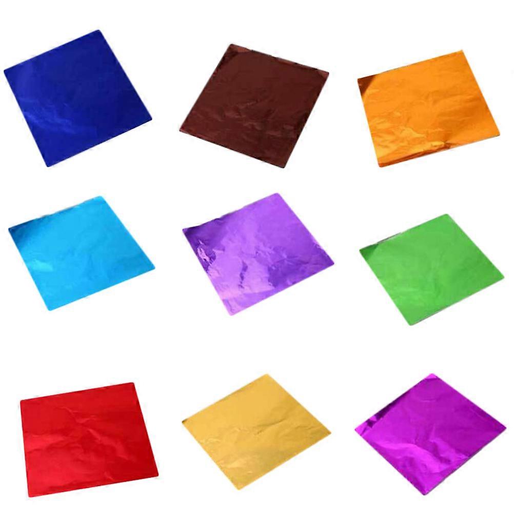 900pcs Aluminum Foil Wrappers for Chocolate and Candy Packaging, Food Wrapping Paper for Colorful Sweets, Foil Wrapping for Candies and Chocolates