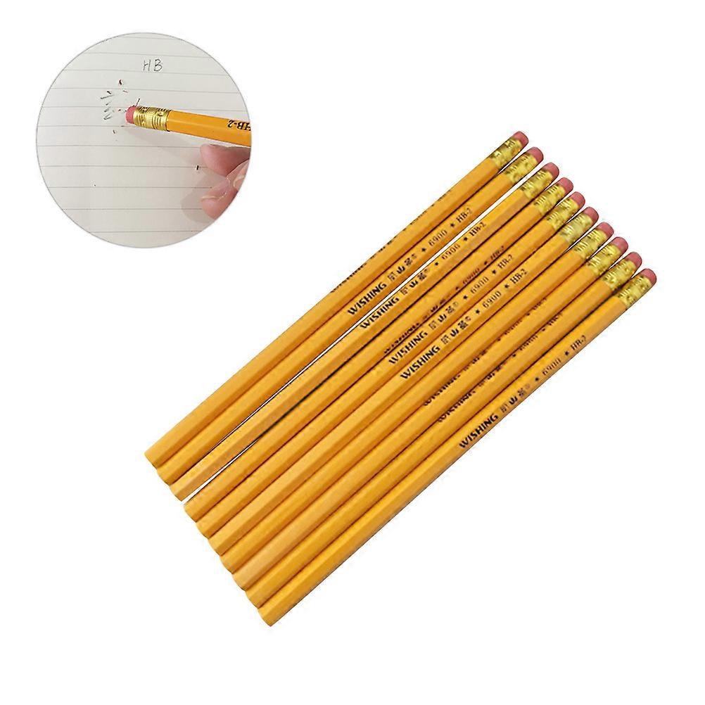 24pcs Multifunction Writing Wooden HB Pencils with Eraser Students Painting Sketch Writing Student Stationery