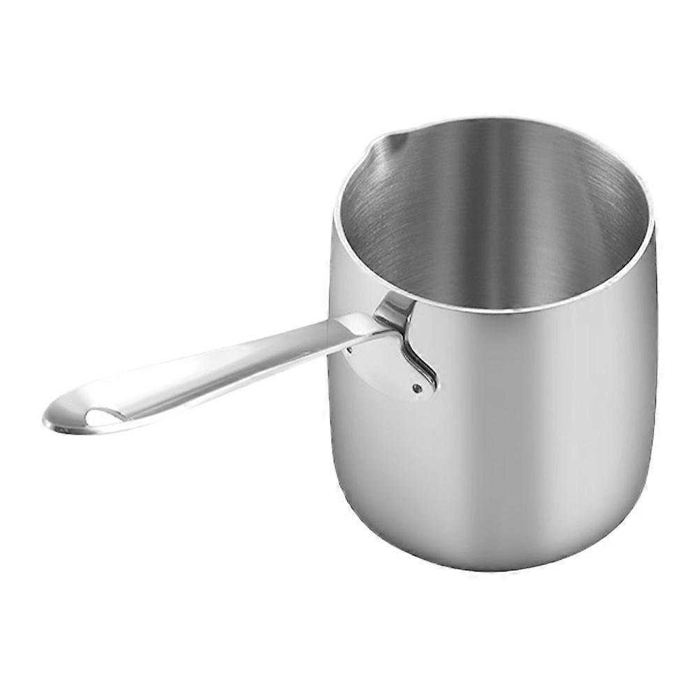 Stainless Steel Milk Pan with Scale, Compact & Saucepan for Melting Butter, Hot Chocolate, and Sauces – Energy Efficient Cooking Pot