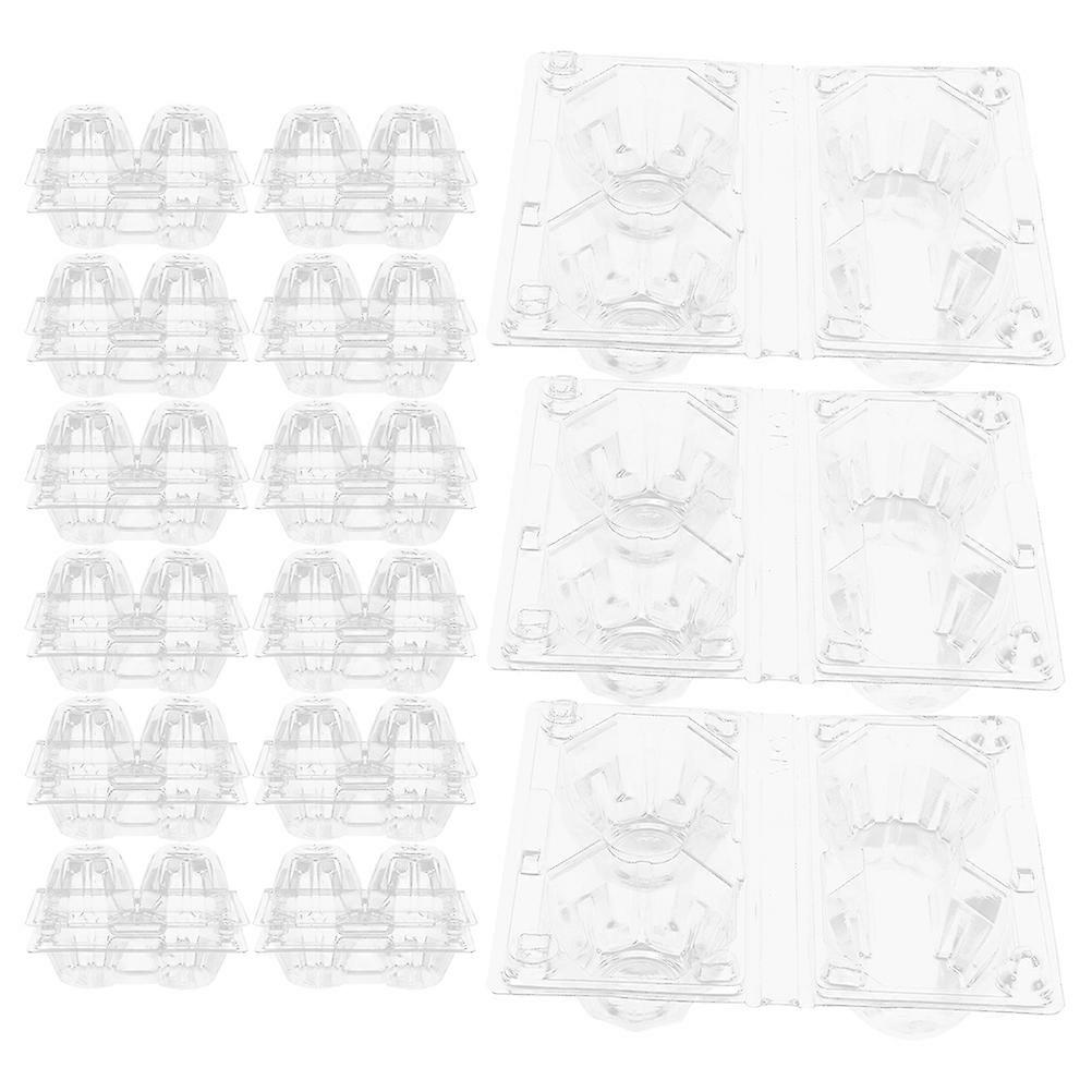 Chicken Egg Container Clear Egg Carton for Home Use 101*55*64mm Egg Storage 100Pcs