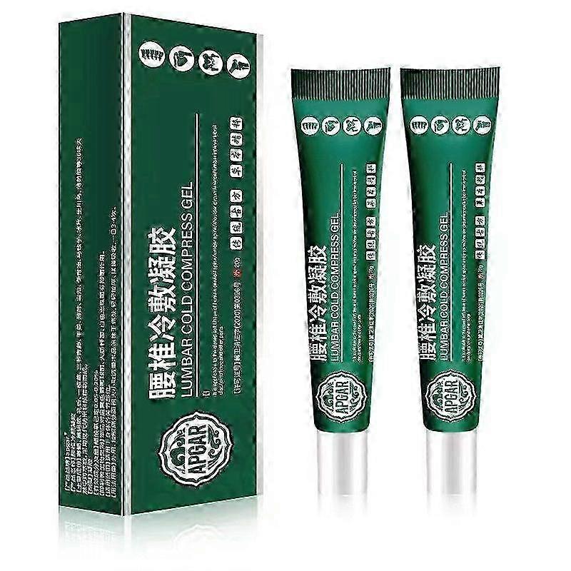 Lumbar Type Cold Compress Gel, Cooling Gel for Muscles and Joint Pain Relief, Lumbar Cold Compress Gel for Lumbar Spine