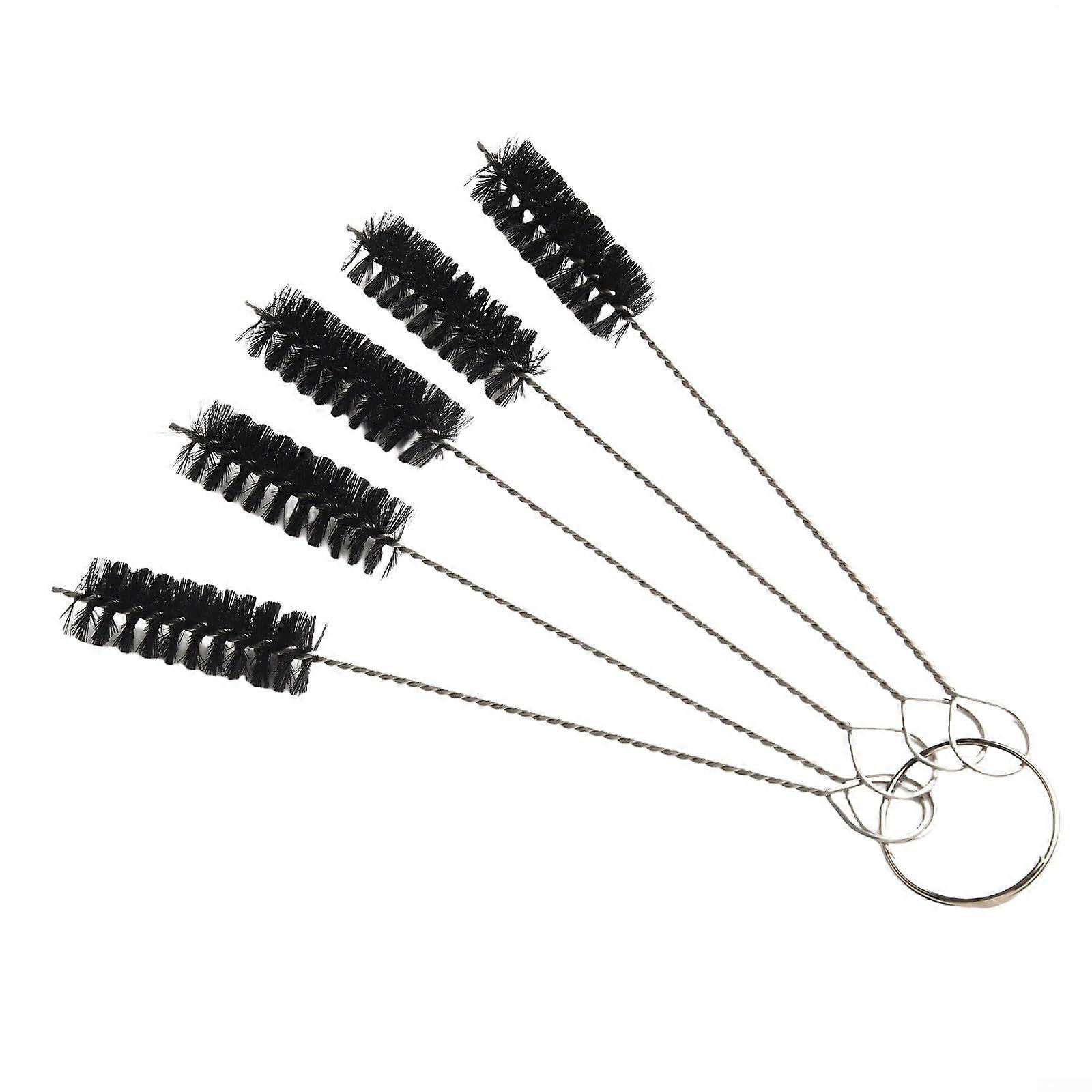 5piece Nylon Wire Brush Set for effective pipe cleaning,  for stubborn stains in cylinders and pipes