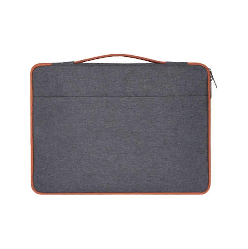 Laptop Bag With Zipper For 15.6-Inch Laptops, Waterproof Large-Capacity Smoke-Coloured Notebook Sleeve