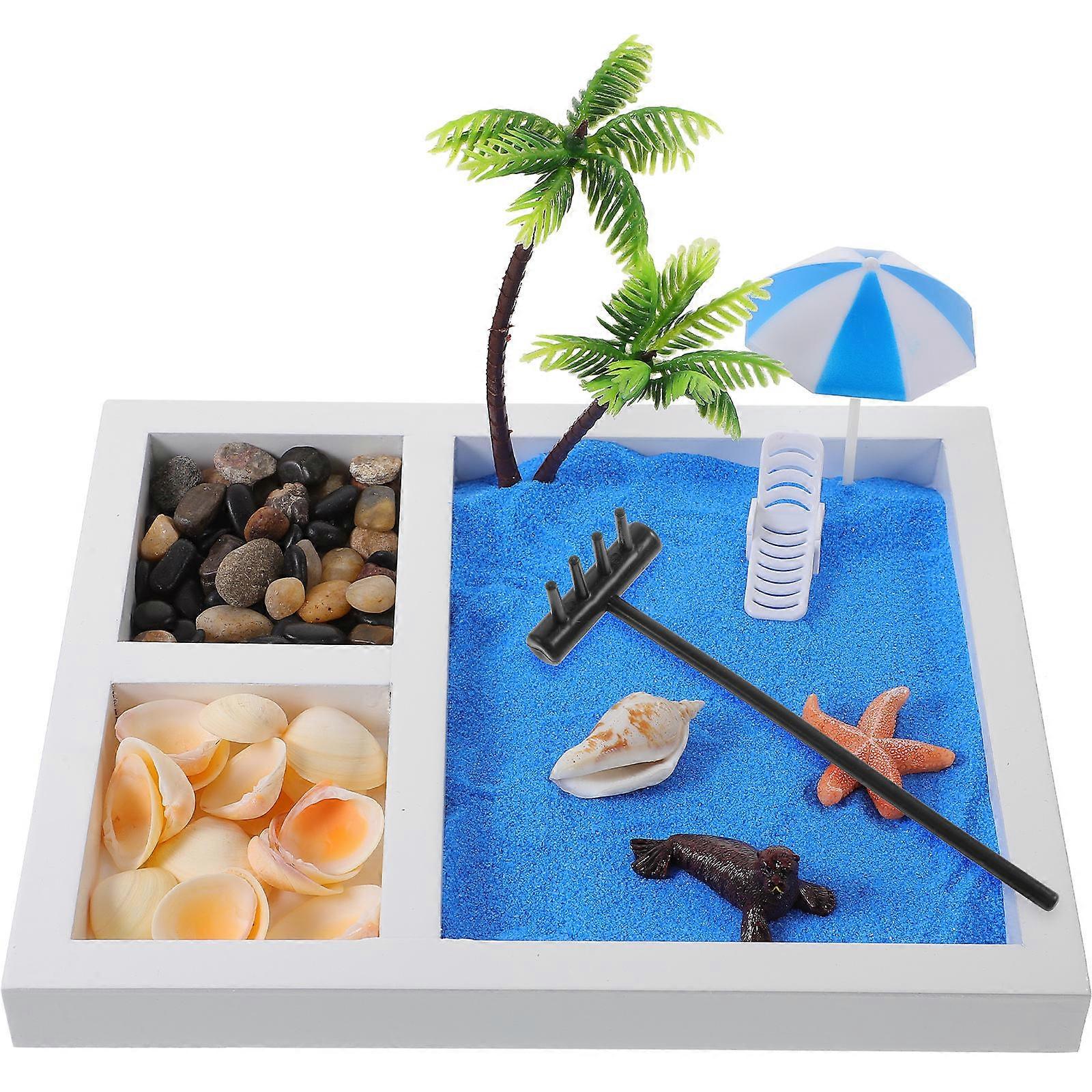 Elegant Look Japanese Style Micro Landscape Decoration For Gift Occasions Assorted Color Desktop Relaxation 1 Set