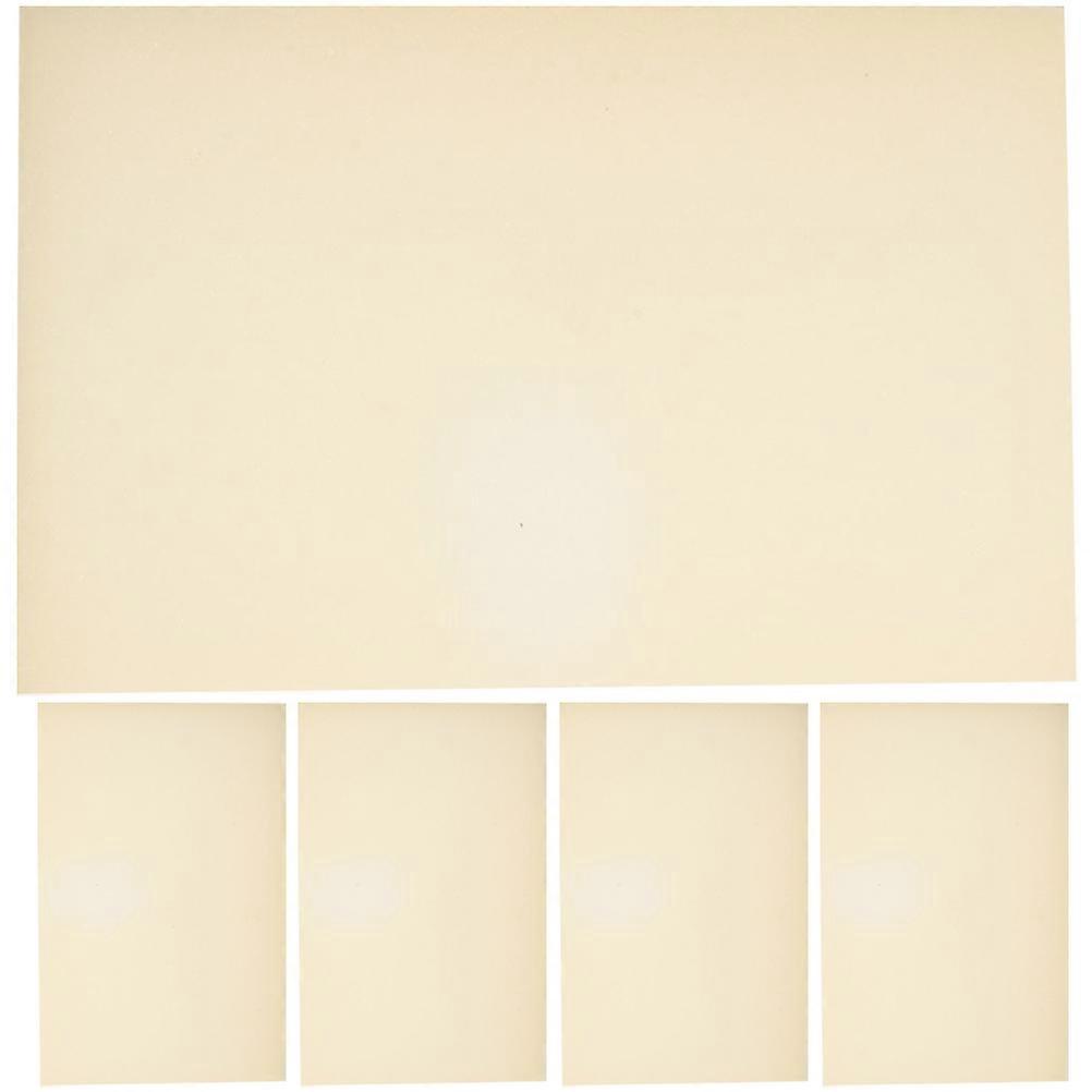 White Sponge Jewelry Organizer with Multi-slots for Rings Earrings Studs Display Mat 5pcs