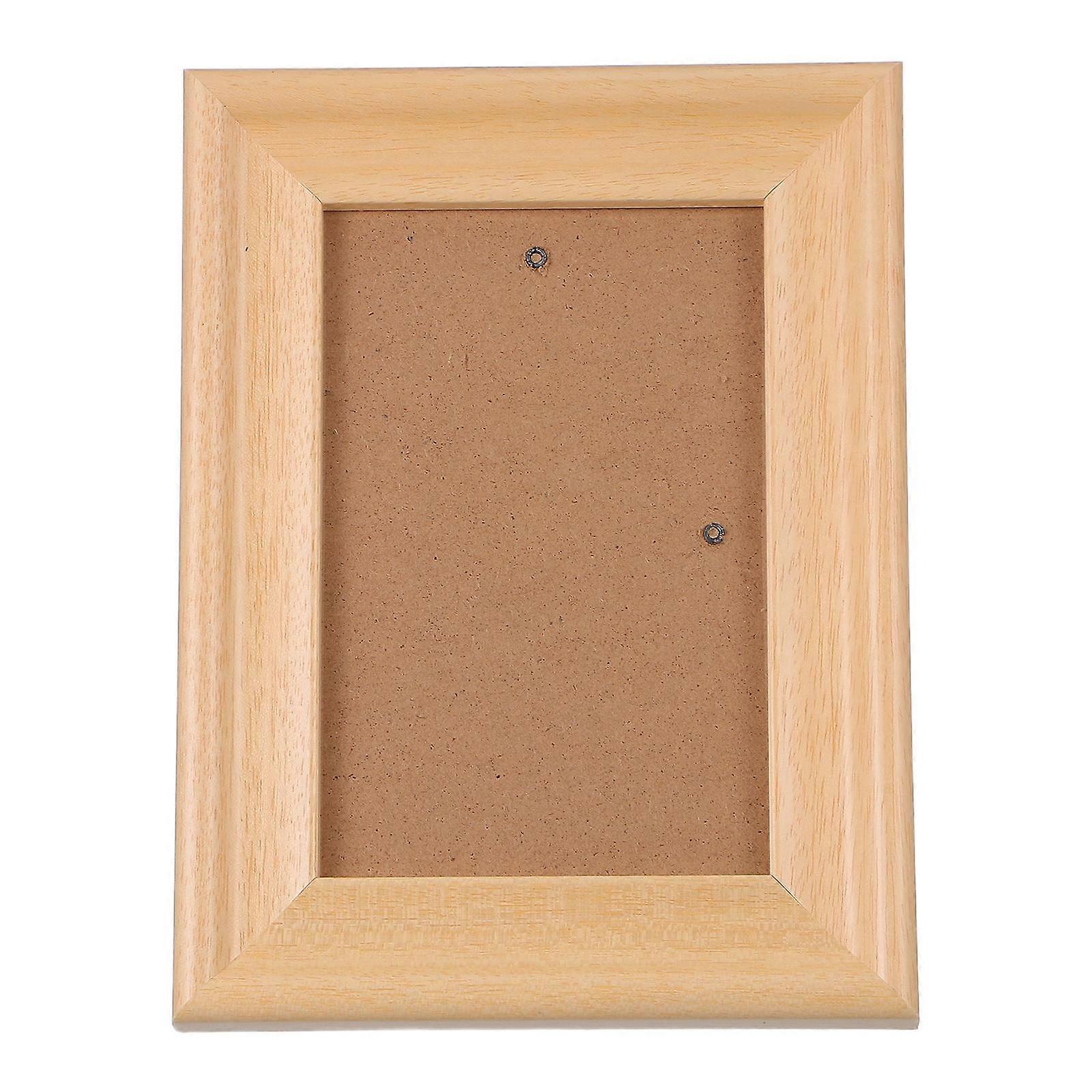 Decorative Desk Picture Frames Khaki Rectangular Easy Stable Base Homeowners Office Workers 1Set