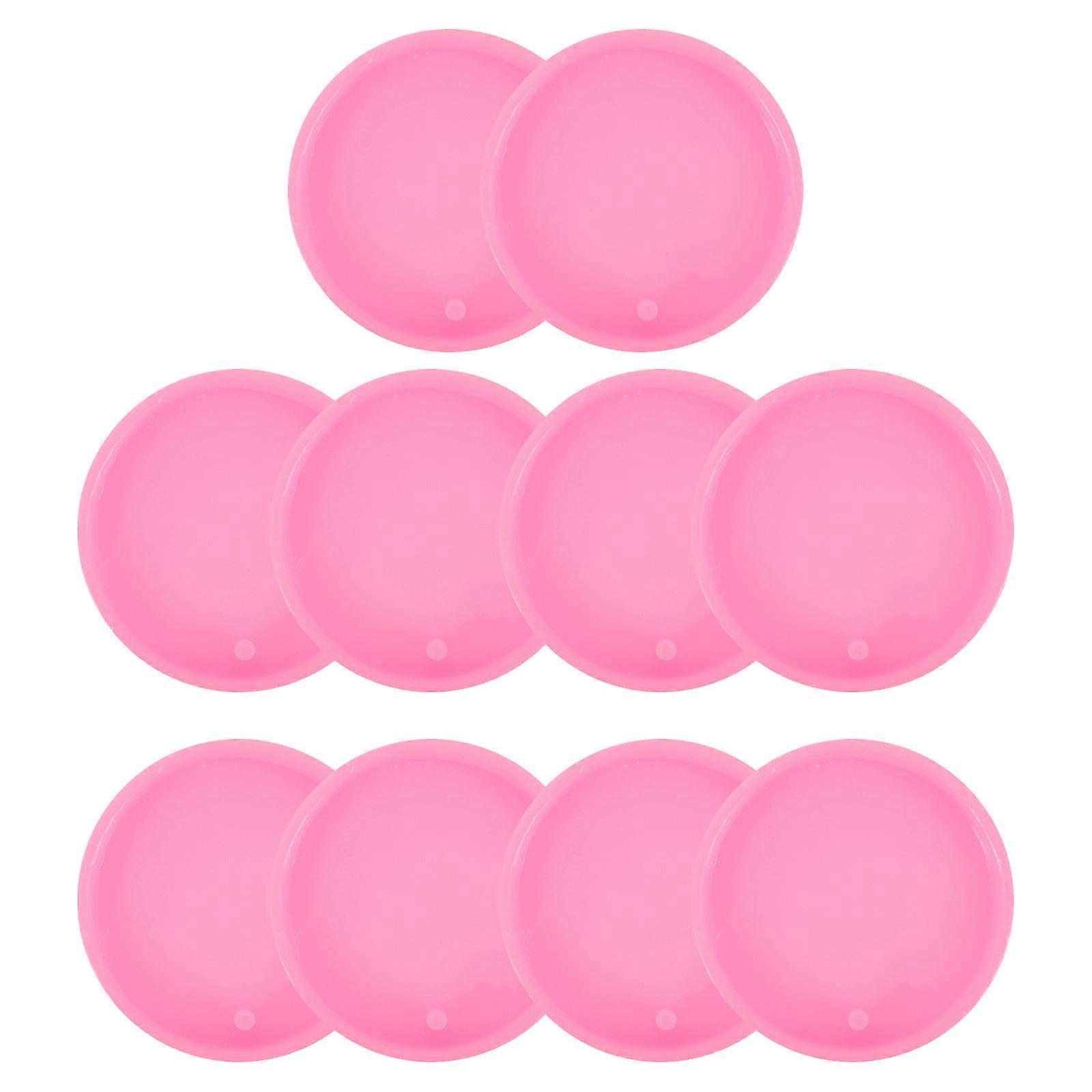 10pcs Silicone Keychain Molds for DIY Aromatherapy Charms – Durable, Flexible, Non Stick Material for Easy Crafting & Unique Keychain Making