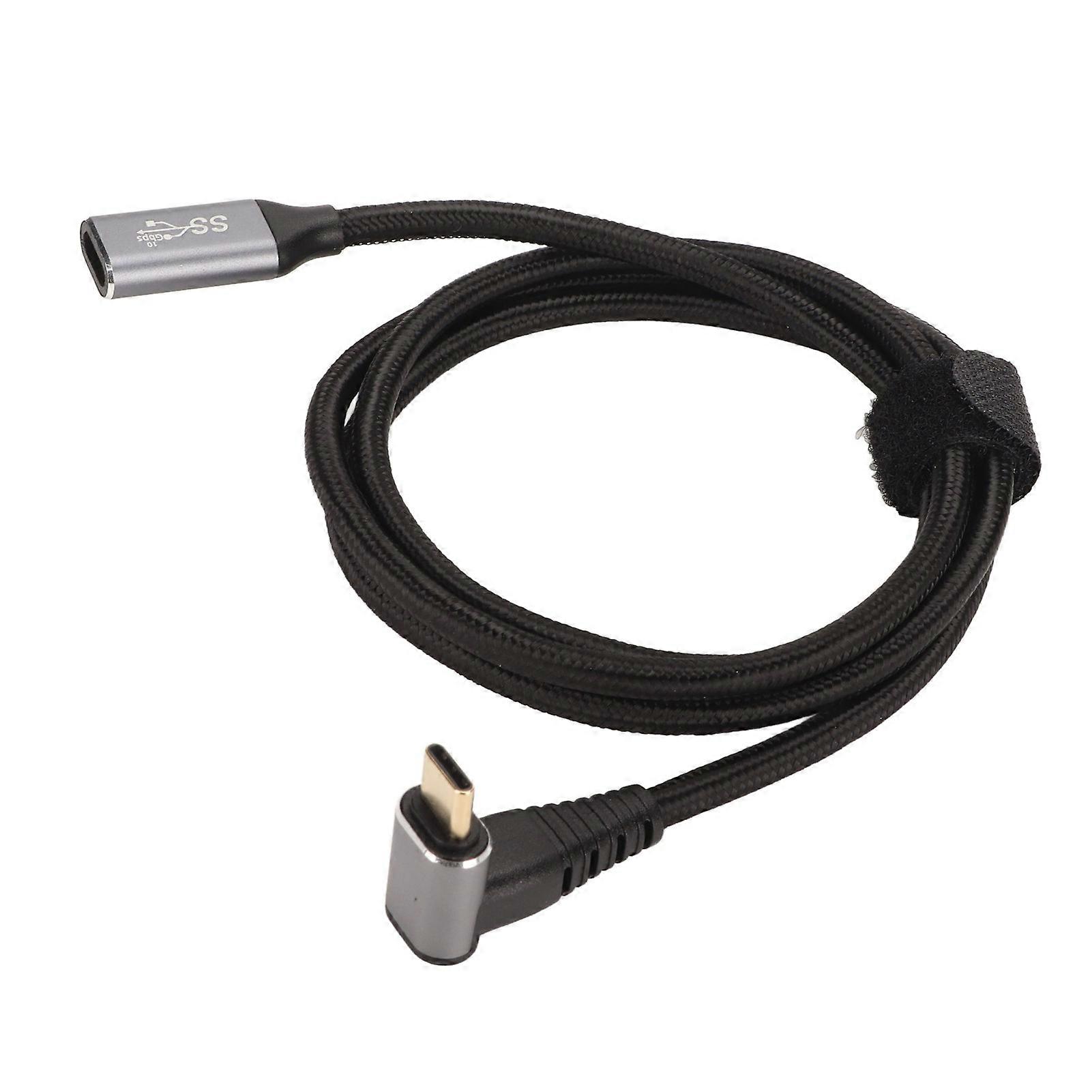 USB C 3.2オス-メスケーブルPD100W急速充電10Gbps 4K、60HzでSteam Deckゲームコンソール用USB C充電ケーブル