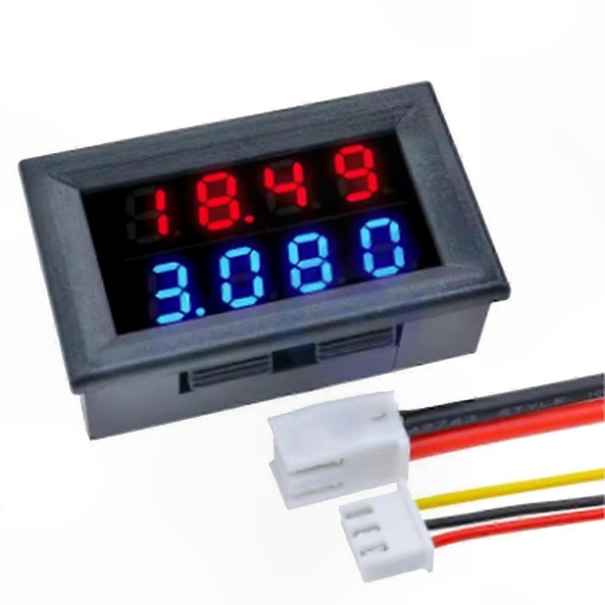 Digital LCD Voltmeter Ammeter 0-100V 10A Voltage Current Power Meter with Display