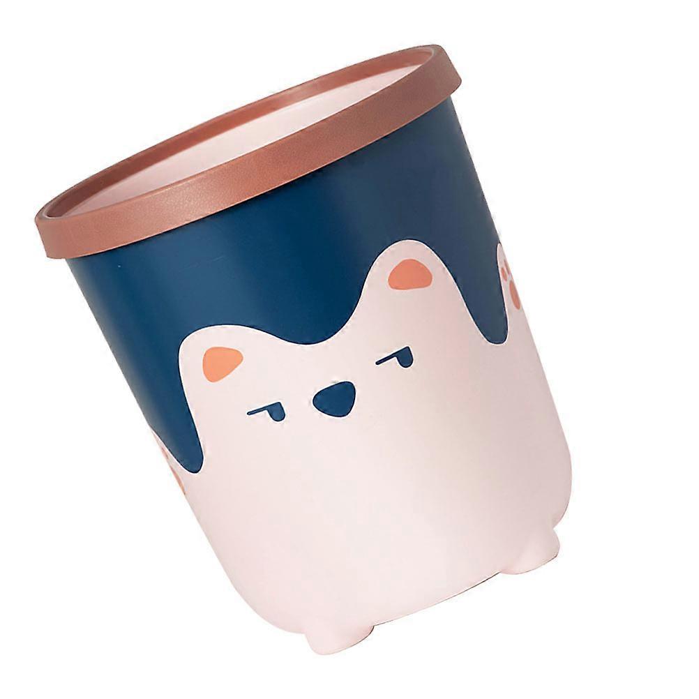 Plastic Waste Container For Living Room Style 11.00x9.43x9.43In Garbage Disposal 1Pc