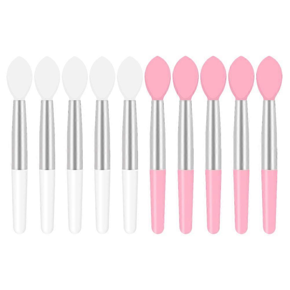 10pcs Lip Brushes Portable Mini Lipstick Brush Applicator Makeup Accessory