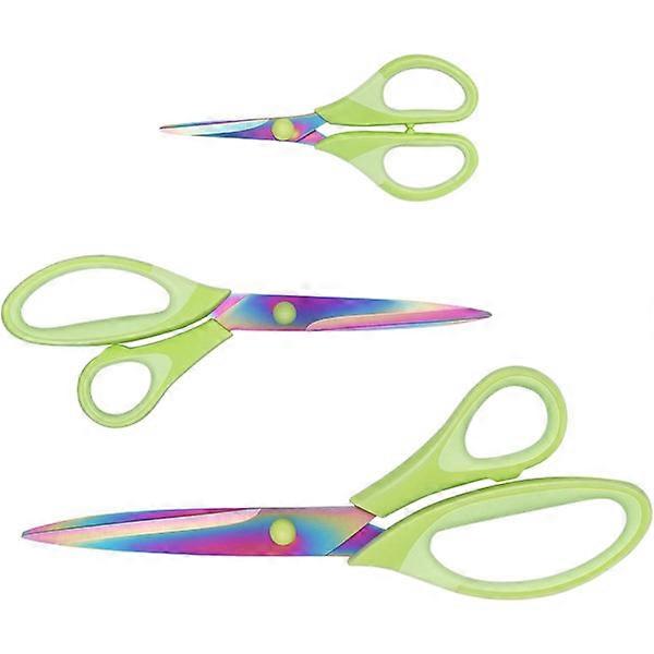 Scissors, Titanium Coated Sharp Blades, Soft Comfortable Handle, Multipack