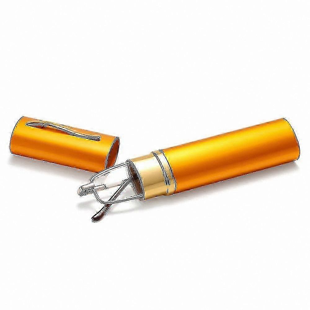 Lightweight Reading Glasses with Spring Hinge and Aluminum Case for Men and Women