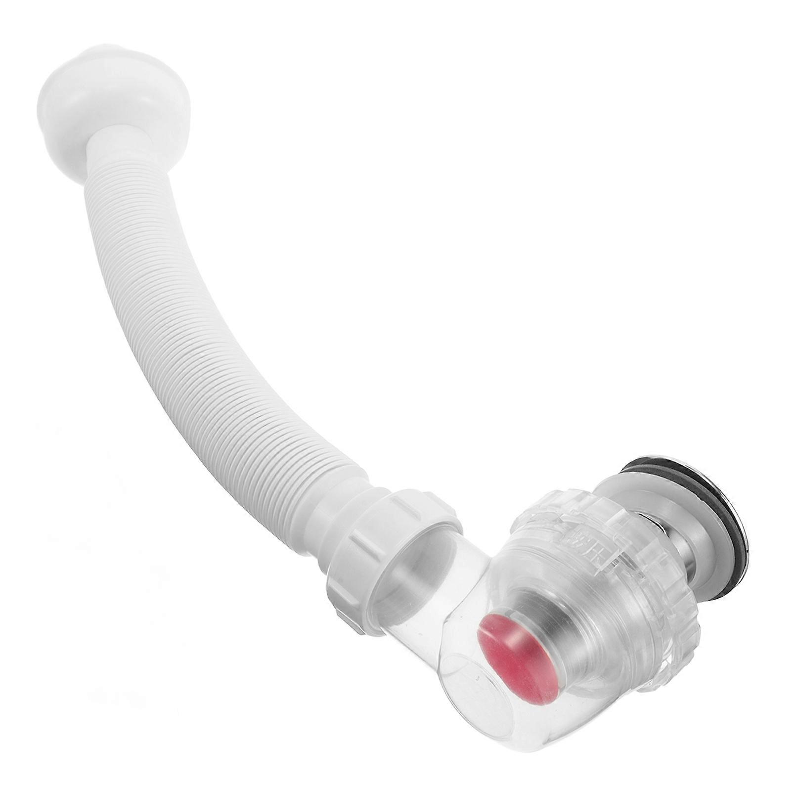 Flexible Expandable Drain Pipe Extension Kit for Kitchen & Bathroom Sinks with Stopper – Durable, Odor Blocking Washbasin Drain Tube