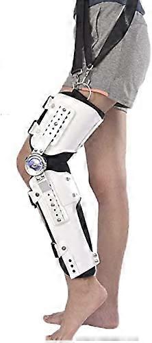 Knee Brace with ROM Hinge, Hinge Locking, Orthopedic Stabilizer, Adjustable Support