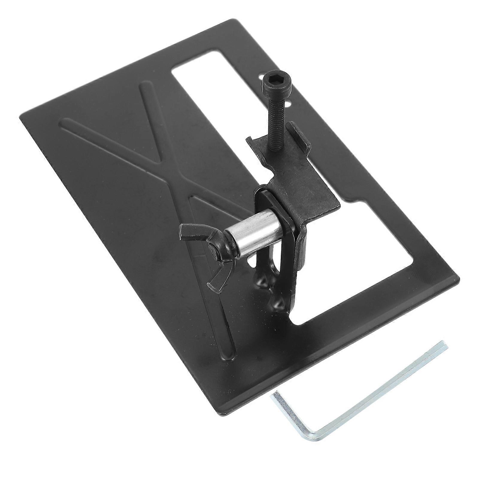 Black Iron Support Base for Angle Grinder with Stable Stand 1 Piece