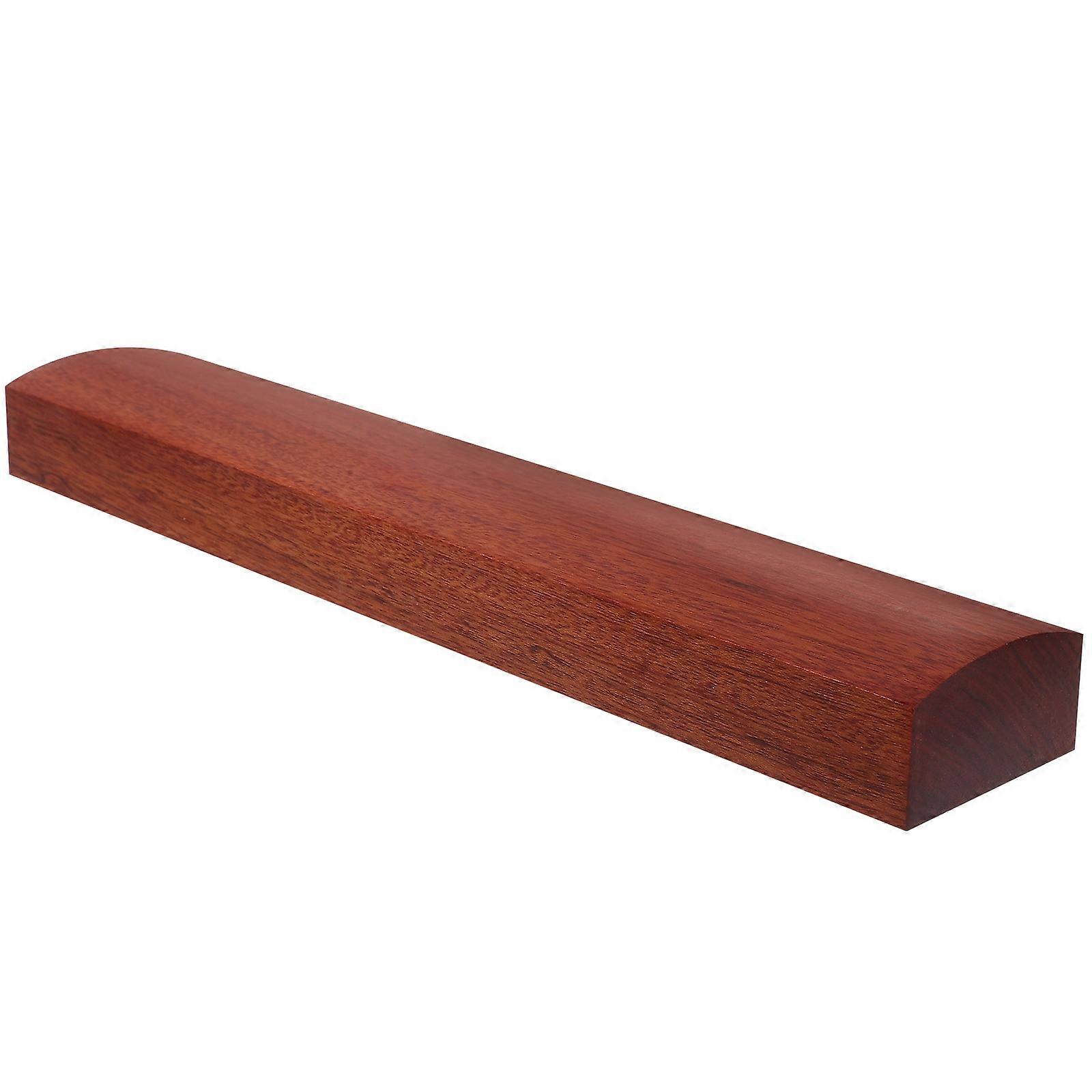 Wooden Calligraphy Paperweight, Red Sandalwood Ruler for Calligraphy Practice, Decorative Paper Weight with Smooth Edges for Brush Pens Writing