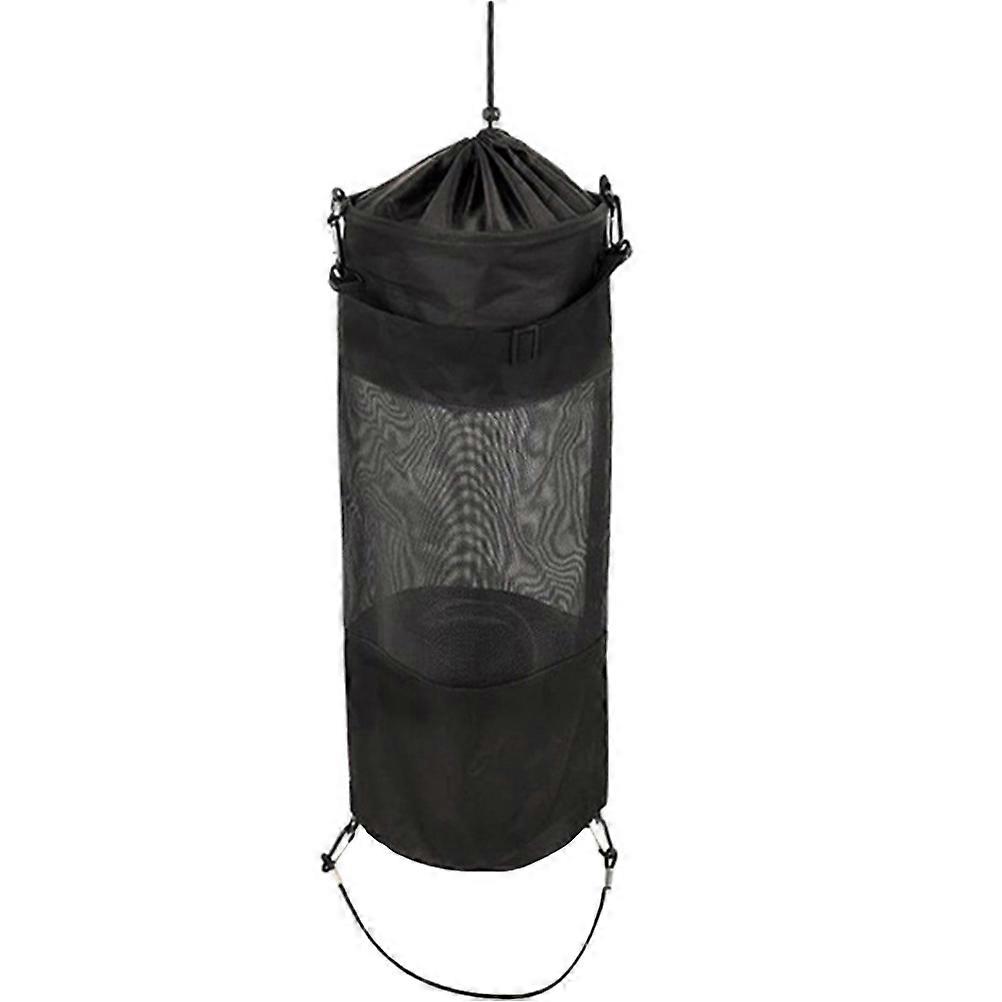 Large Capacity Bag Convenient Hanging Storage Pouch Black 1Pack