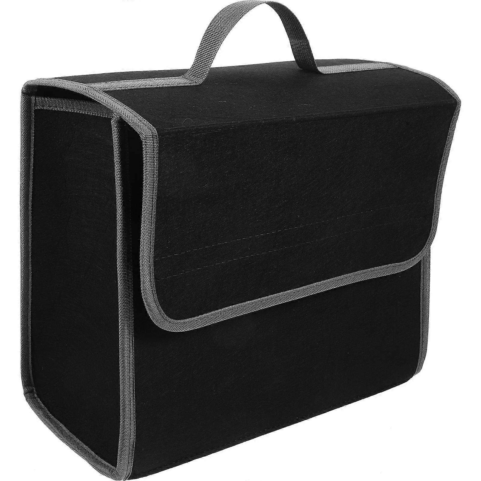 It sounds like you're describing a **product listing or description** for a **portable vehicle trunk organizer**. If you're looking to refine or