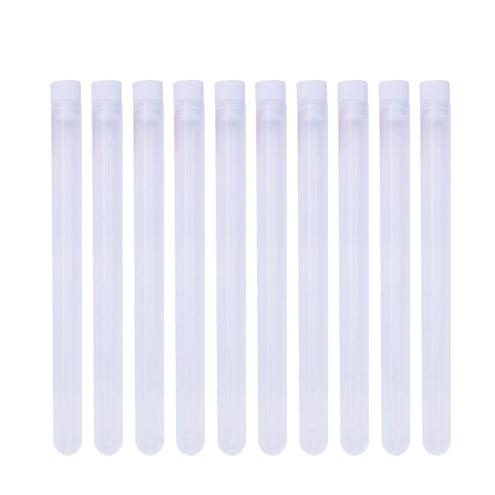 Plastic Bottles for Needles Storage with White Lid Transparent Containers 16x1CM