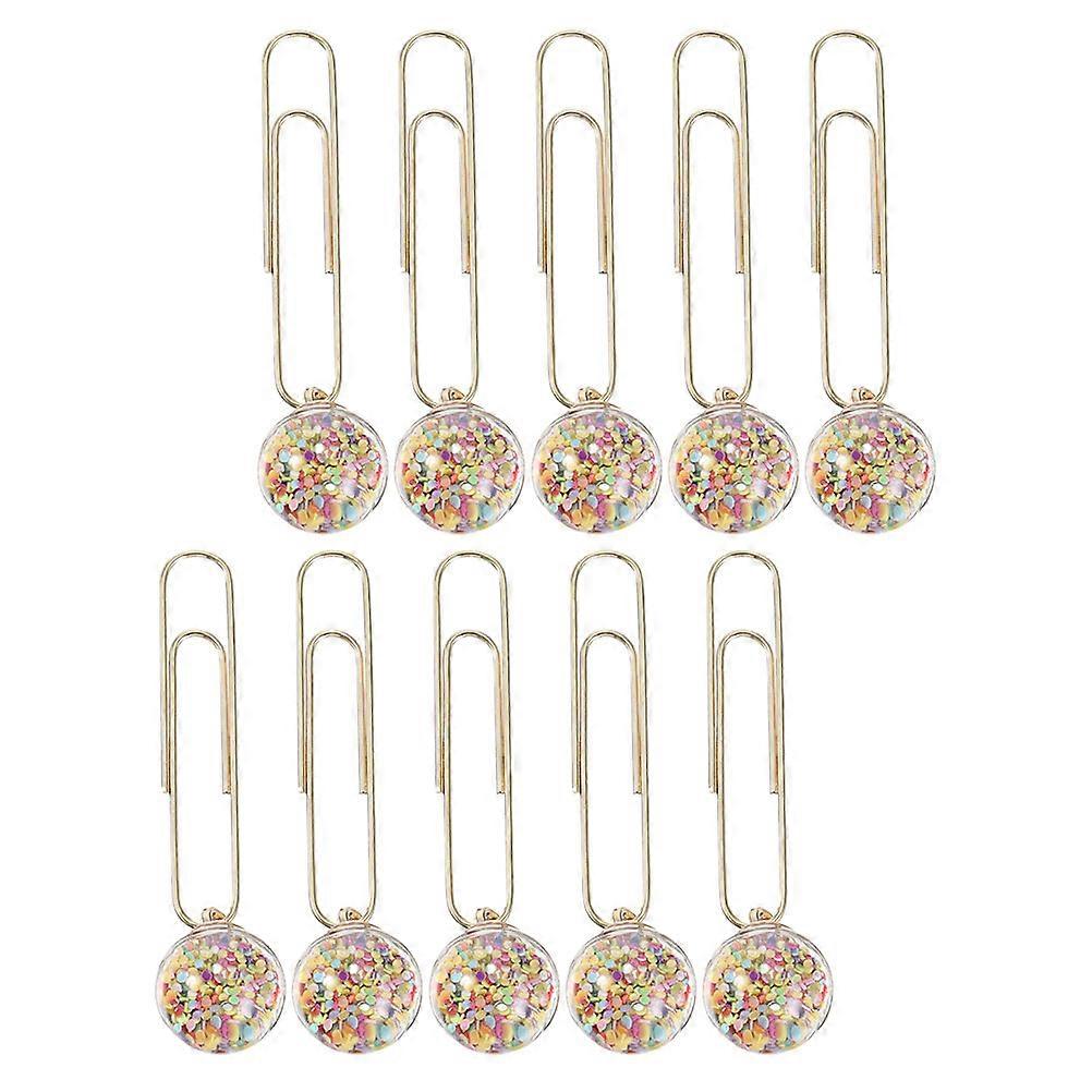 Unique Shaped Paper Clips For Marking Notebooks And Calendars Suitable For Office Supply 10Pcs