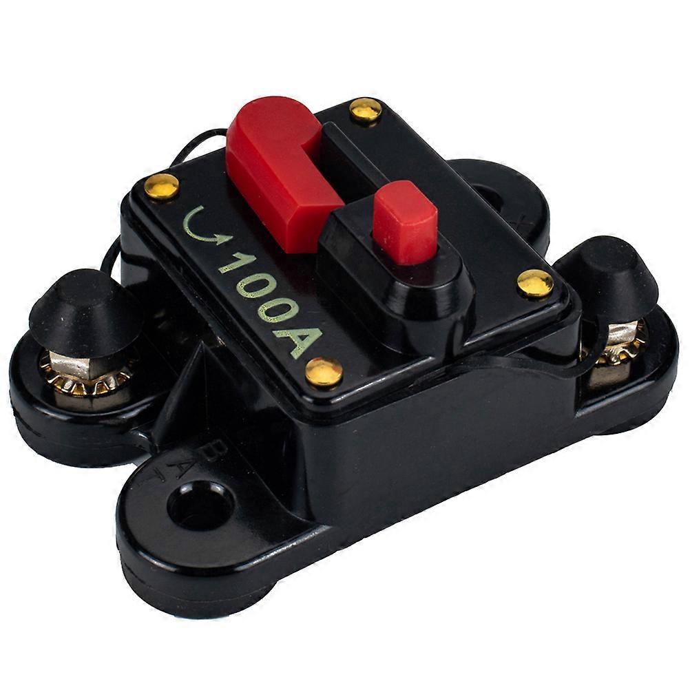 Circuit Breaker with Dust Cover for Solar Systems, High Sensitivity Protection for Car Audio, Battery Isolators, and Winches – Durable Design