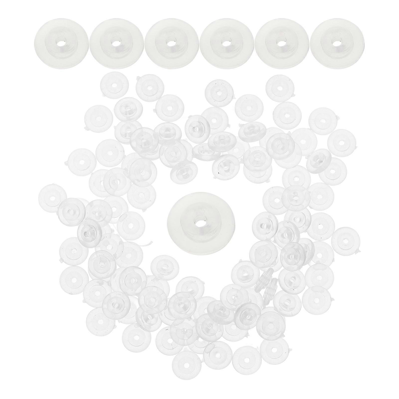 Fishing Lure Stopper 100Pcs Fishing Gear For Various Fishing Scenarios Transparent Multi-functional ABS