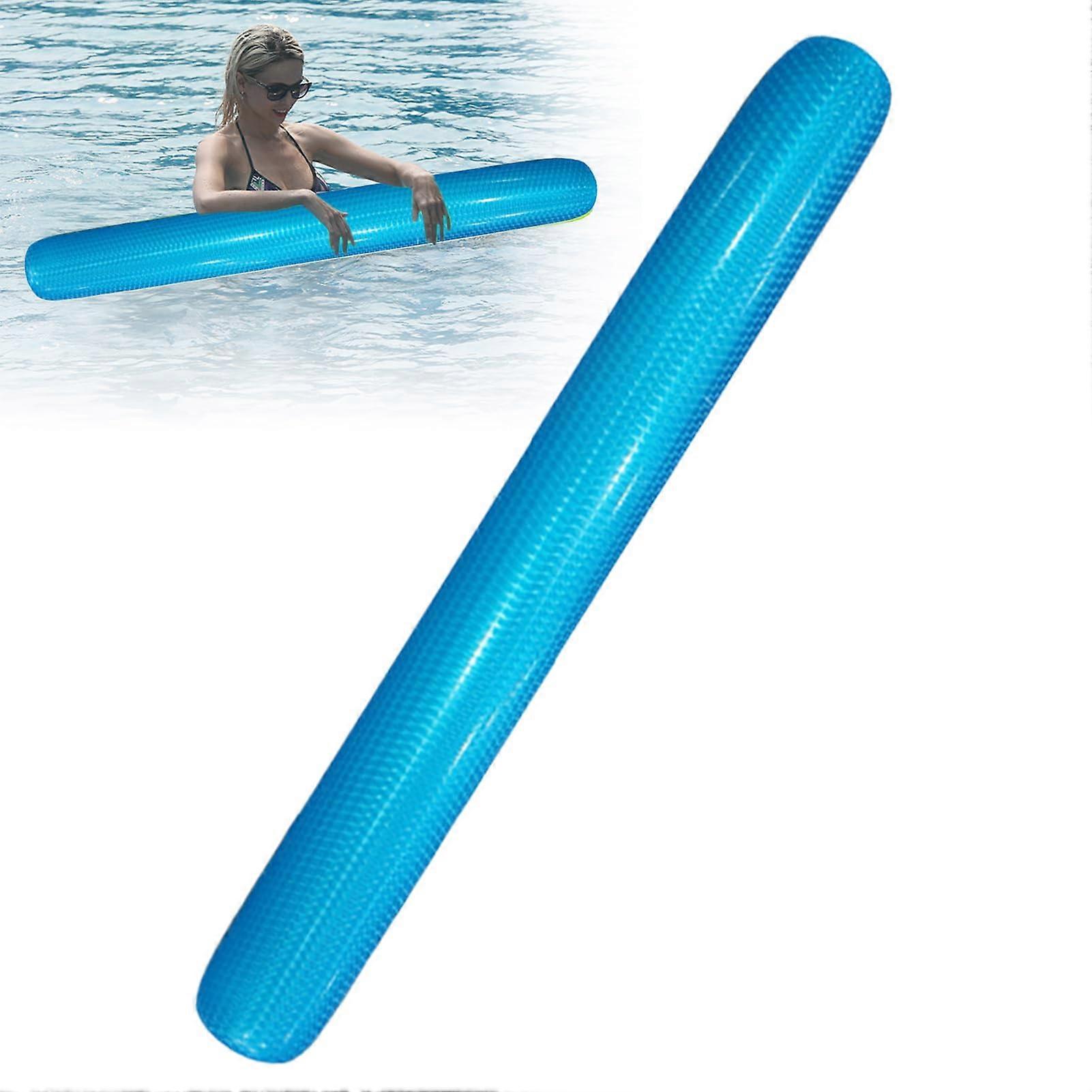 Swimming pool toys for adults, diving sticks Foldable PVC inflatable toy for outdoor pools, blue