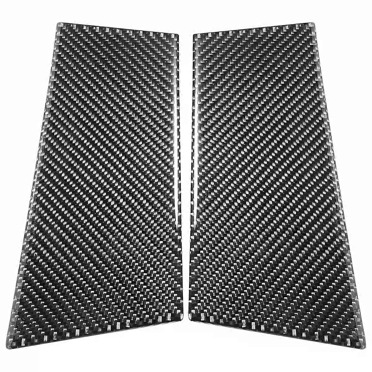 适用于日产 350Z 2003-2009 碳纤维 B 柱盖贴纸窗户球门柱装饰糊汽车配件