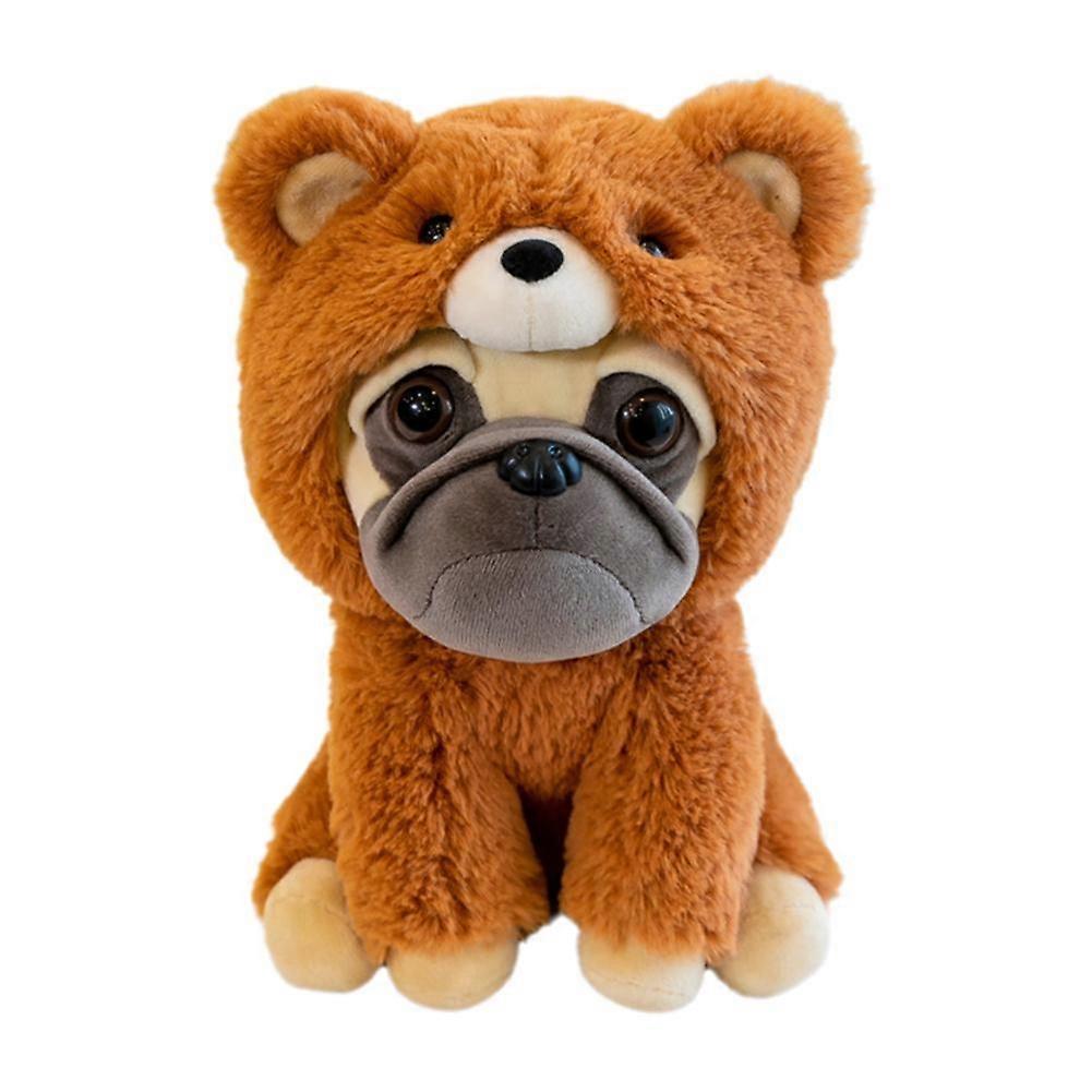 Cute Cartoon Sanddog Bear Plush Toy Transforms Into A Dog
