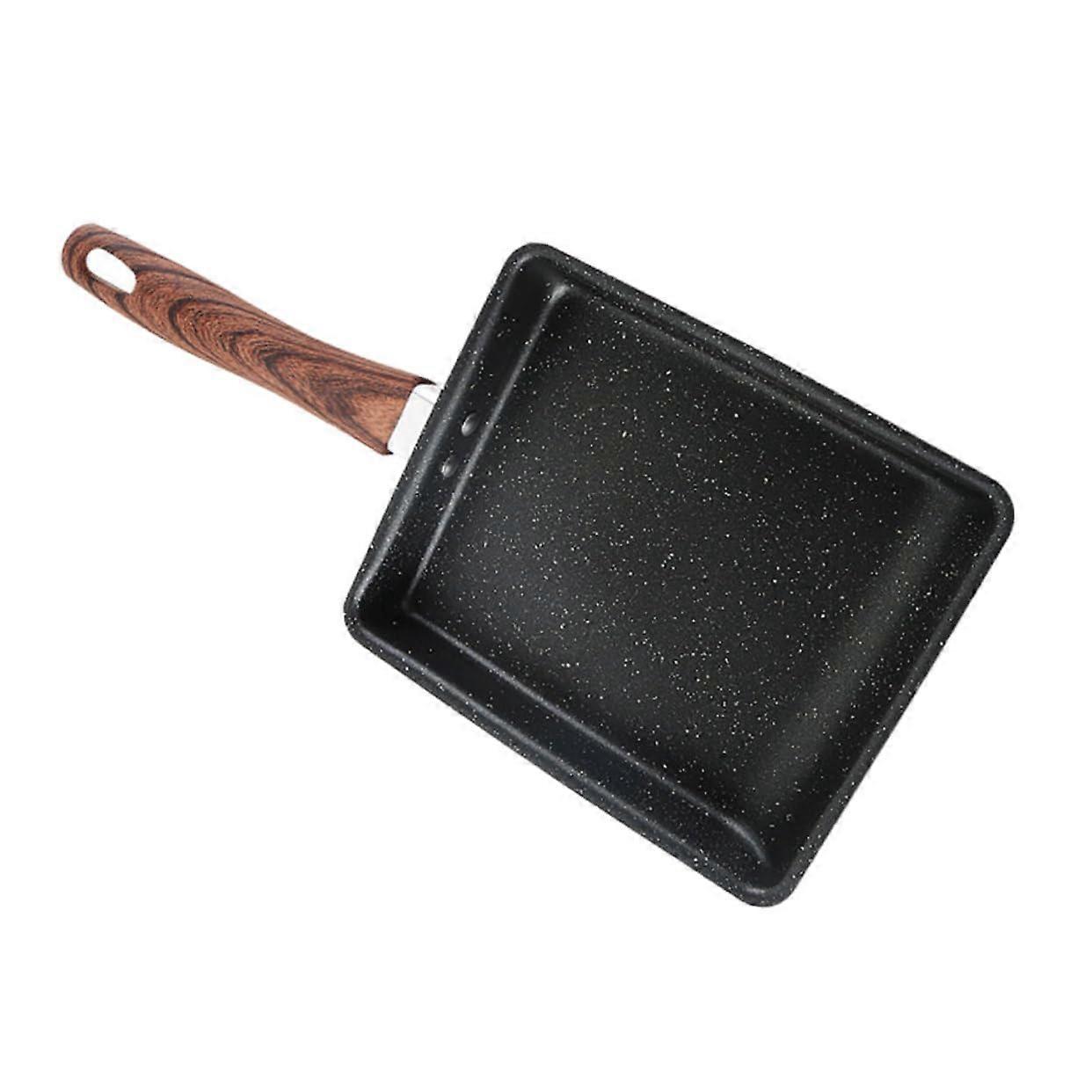 Non Stick Square Frying Pan 12 Inch for Pancakes and Tamagoyaki Large Easy Clean Cookware Even Heating Coating
