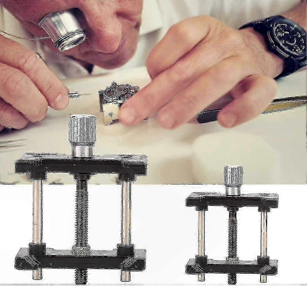 2-Pack Plastic Watch Movement Holder with Fixed Base for Watch Repair Tools