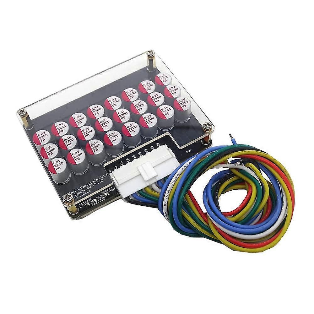 Whole Group Balancer 8S 5A Active Lithium Lipo Lifepo4 Battery Equalizer Energy Transfer Capacitor Board with Shell Ref: 9073