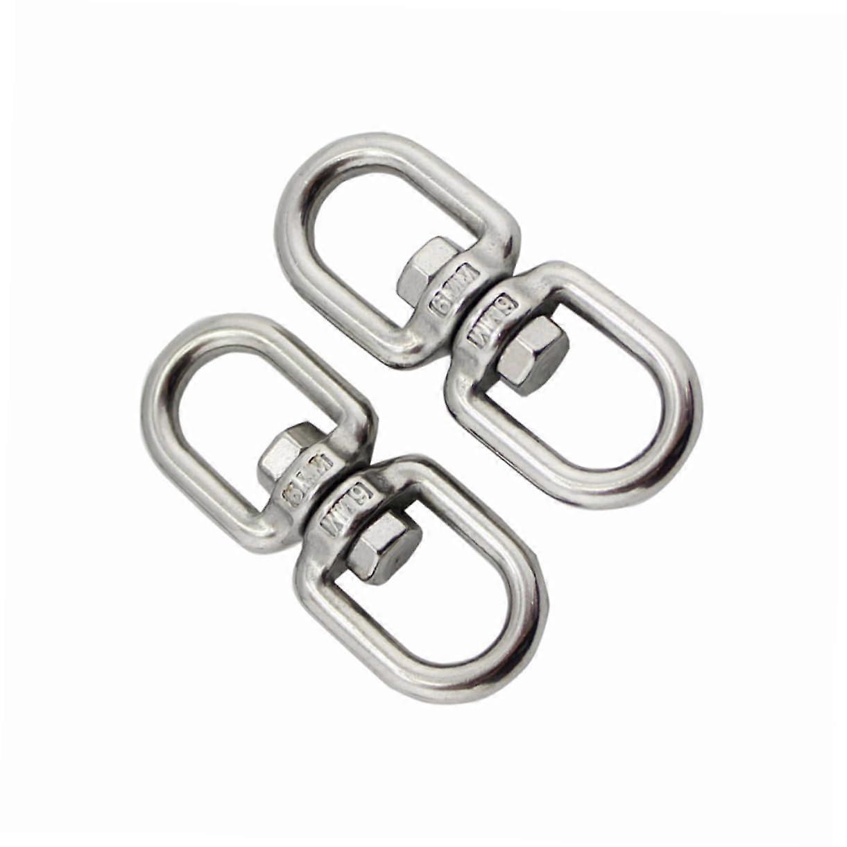 2pcs Plant Hanger Hooks for Garden Stainless Steel Swivel Hooks Smooth Rotation for Hanging Baskets Wind Chimes Bird Feeders