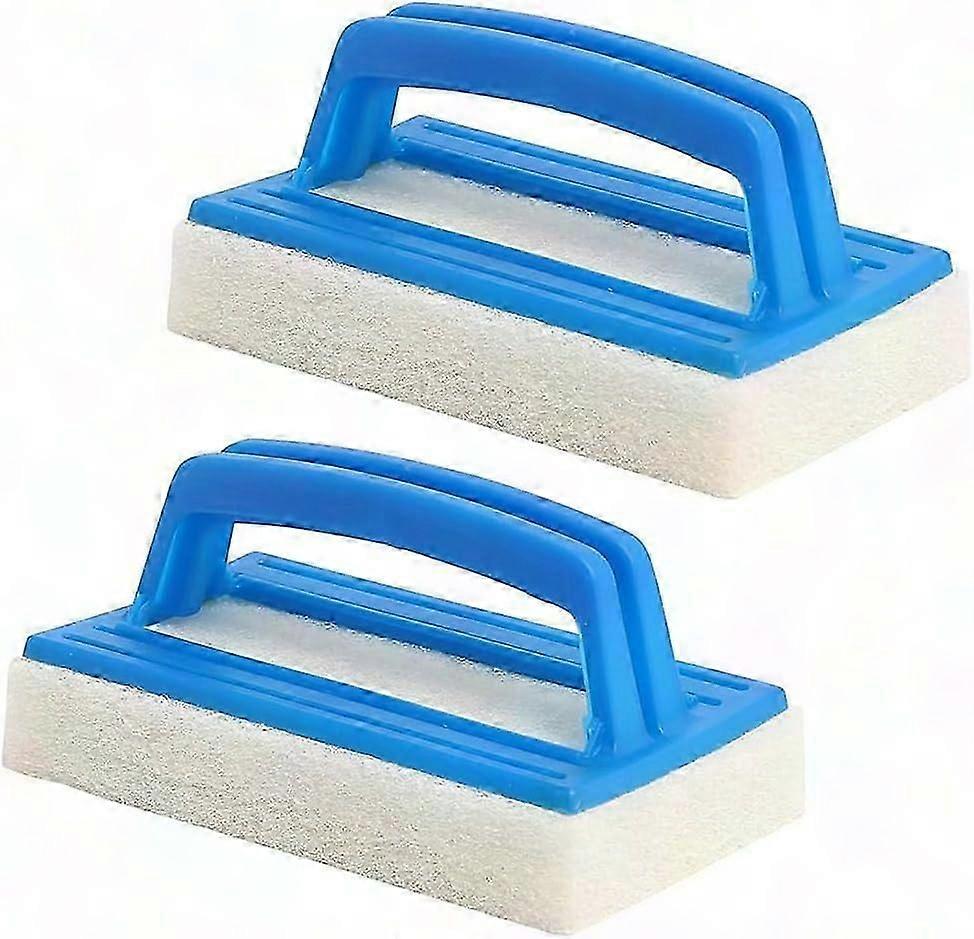 Pool Waterline Sponge Brushes, 2-Pack for Cleaning Pool Spa Bathtub Tiles