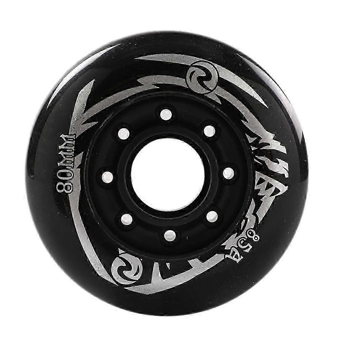 Roller Skate Wheels: High Elastic Wear-Resistant, Inline Skating Wheels with Braking System for Flat Flower Skating