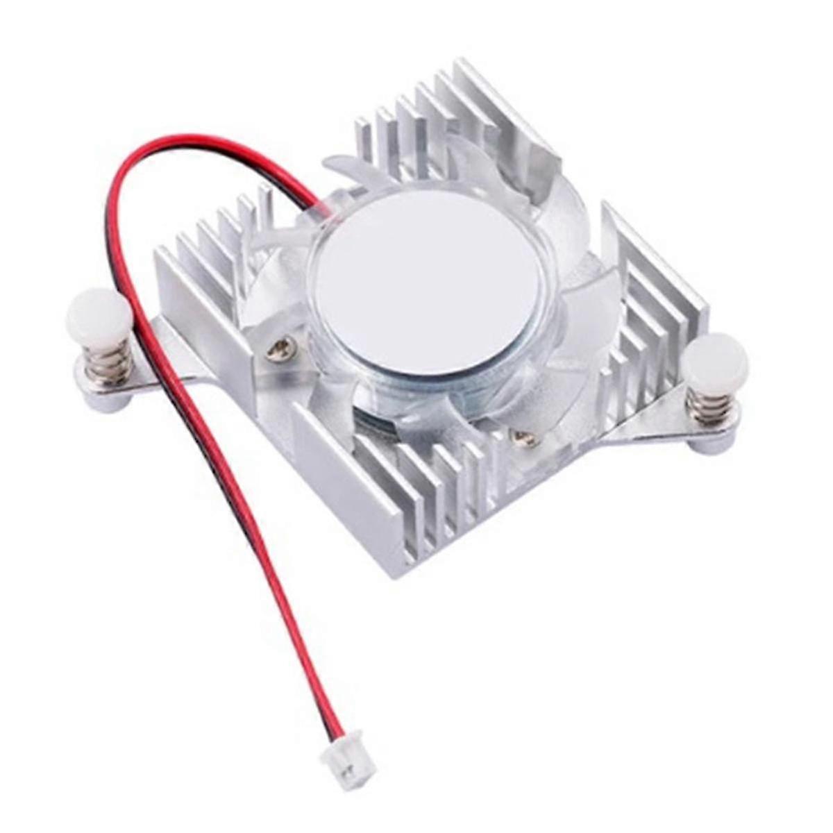 Active Cooling Fan with Integrated Aluminum Heatsinks for 5 Plus Fin Radiator