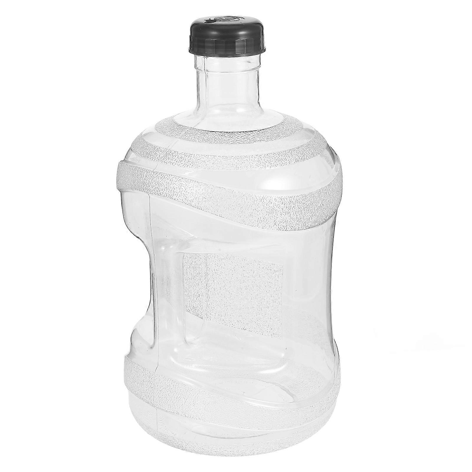 Leakproof 5L Transparent Water Storage Jug with Handle for Camping and Outdoor Use
