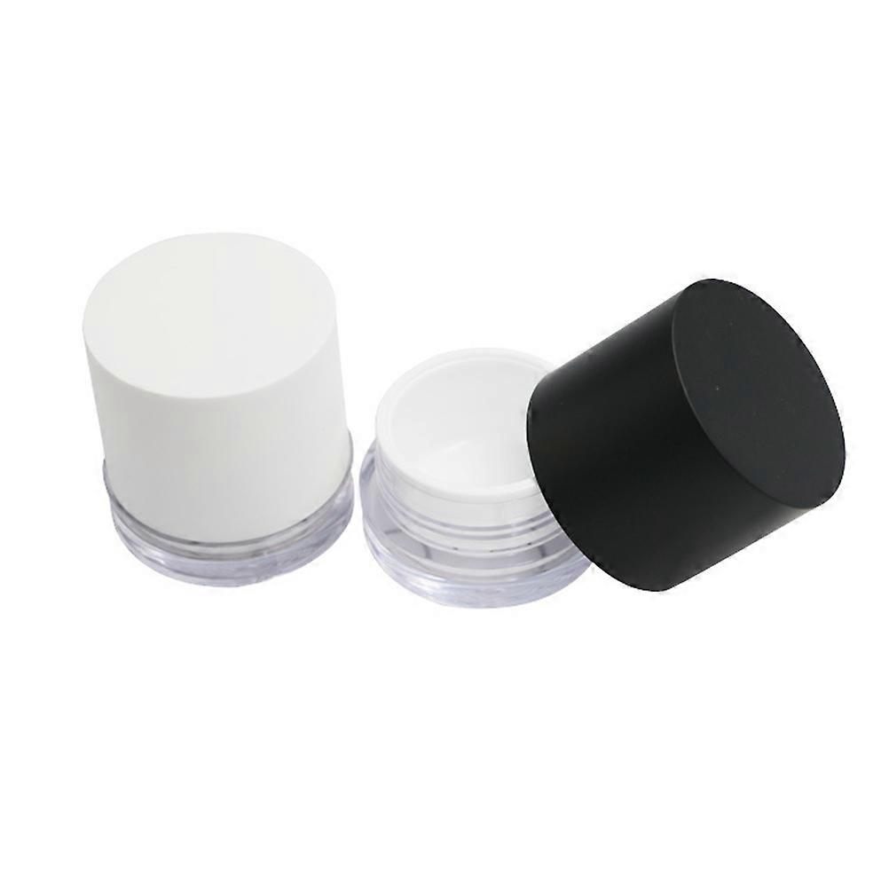 Portable Cosmetic Case for Travel Made from Durable Plastic White Color Great for Storing Cream No Leakage 1Pc